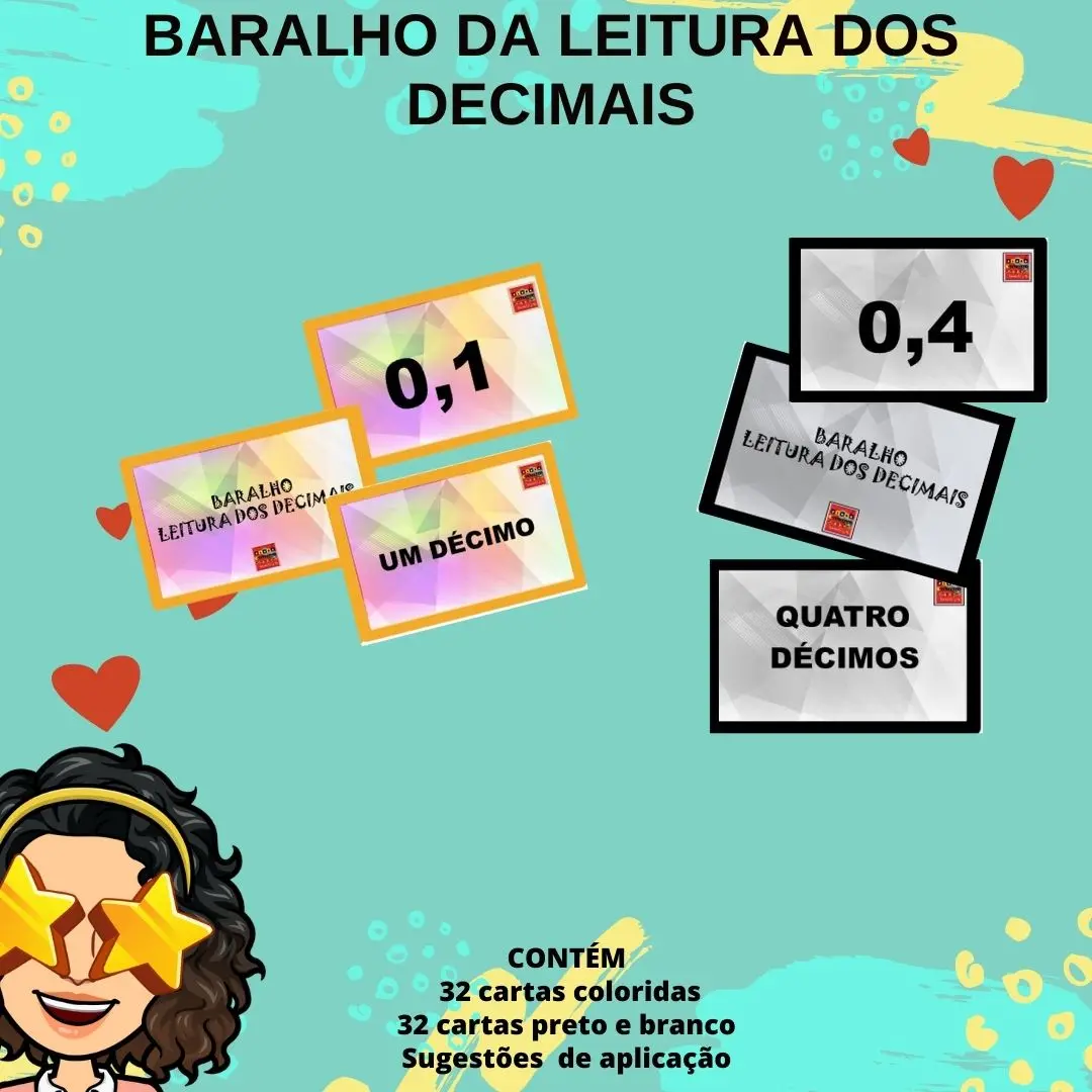 BARALHO LEITURA DOS DECIMAIS