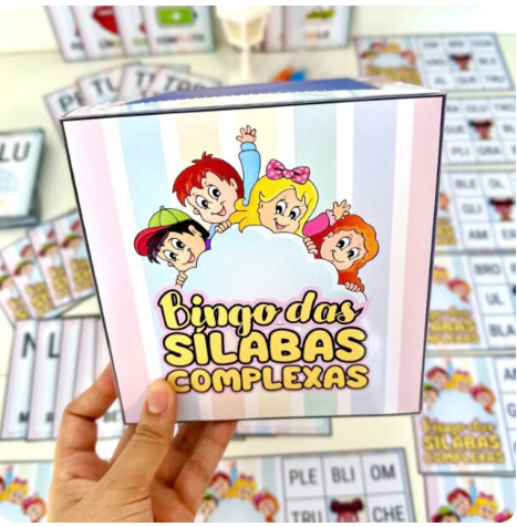 BINGO DAS SÍLABAS COMPLEXAS