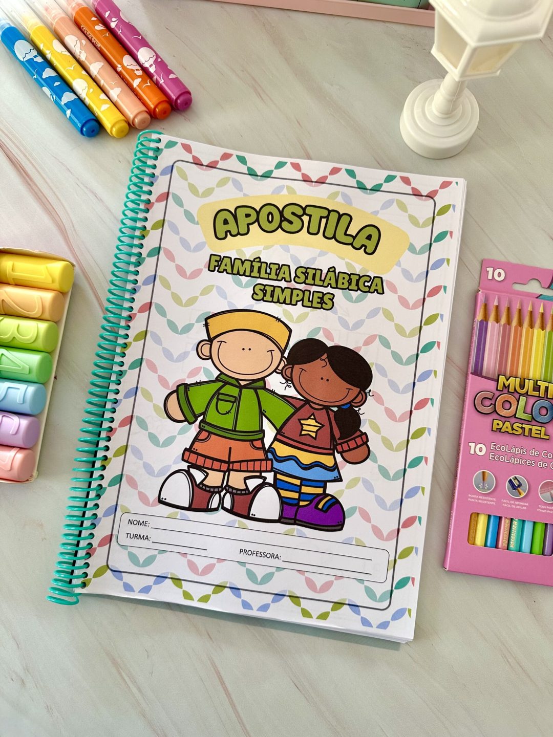  APOSTILA FAMÍLIA SILÁBICA SIMPLES: DIVERSÃO E APRENDIZADO NA ALFABETIZAÇÃO📚✏️