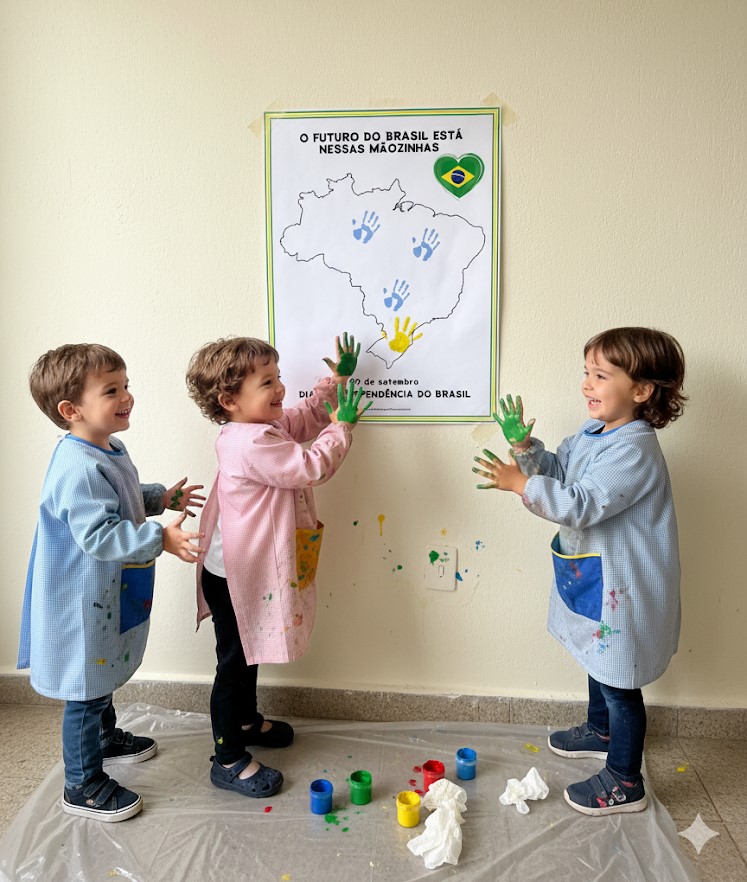 DECORAÇÃO / PAINEL COLABORATIVO: 7 DE SETEMBRO  - INDEPENDÊNCIA DO BRASIL