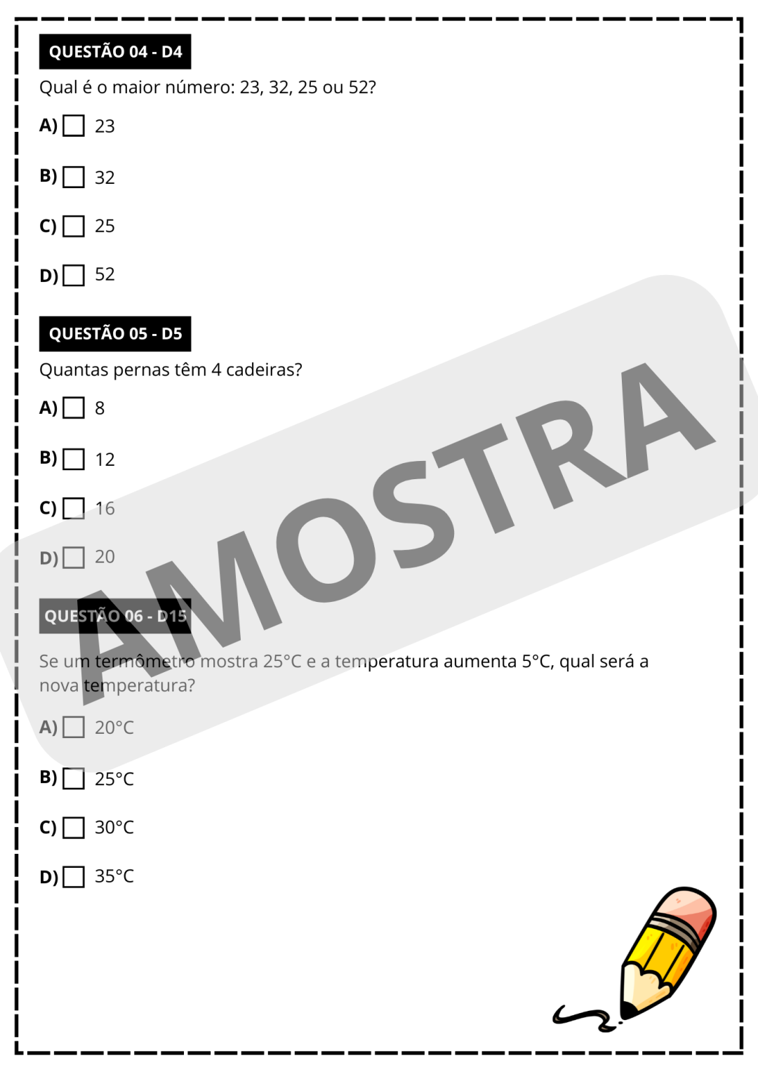 SIMULADO SAEB 3° ANO - PORTUGUÊS E MATEMÁTICA 👩🏻‍🏫 - Image 3