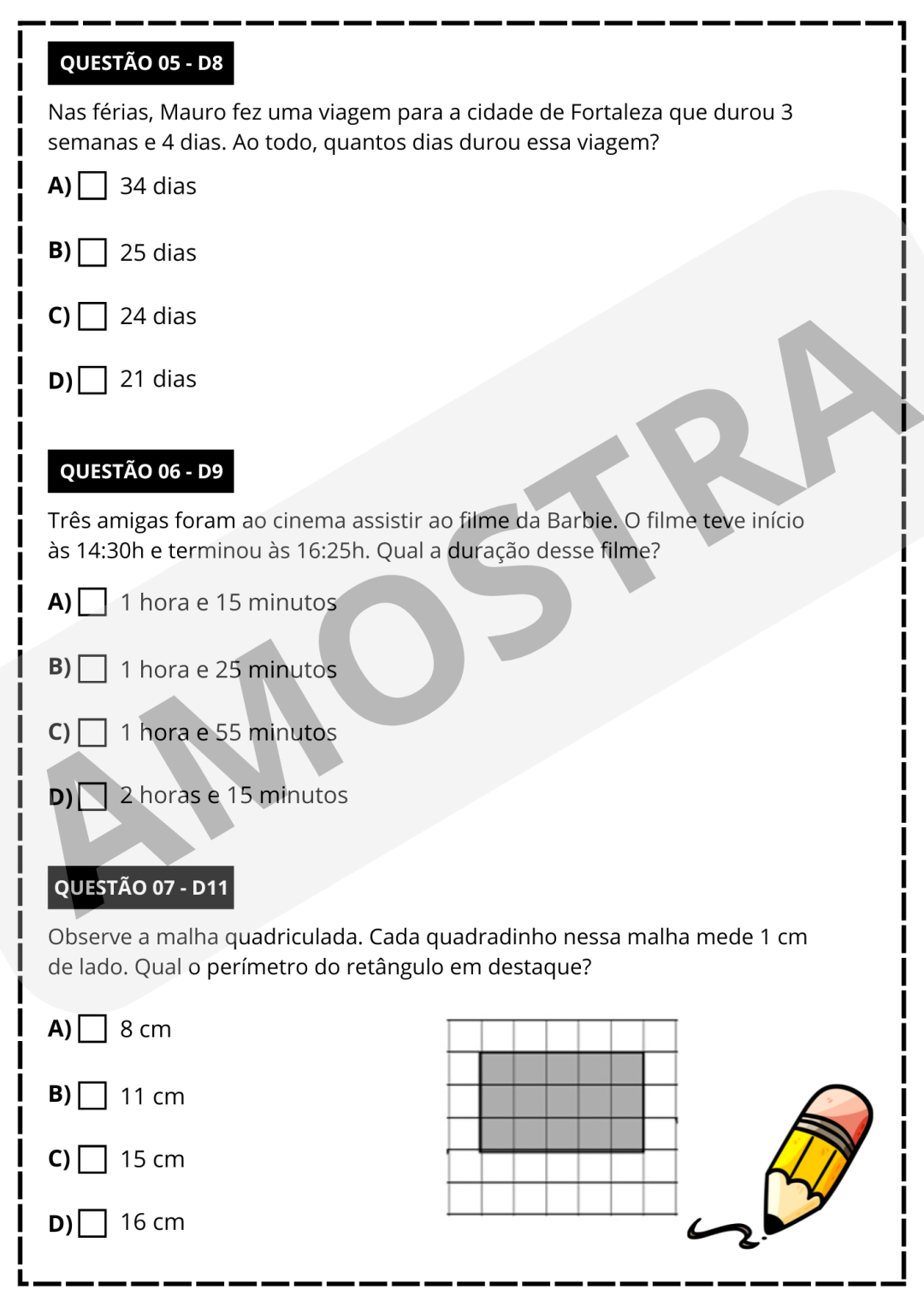 SIMULADO SAEB 5° ANO - PORTUGUÊS E MATEMÁTICA 👩🏻‍🏫 - Image 2