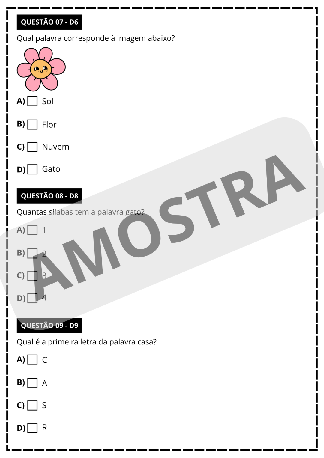 SIMULADO SAEB 1° ANO - PORTUGUÊS E MATEMÁTICA 👩🏻‍🏫 - Image 2