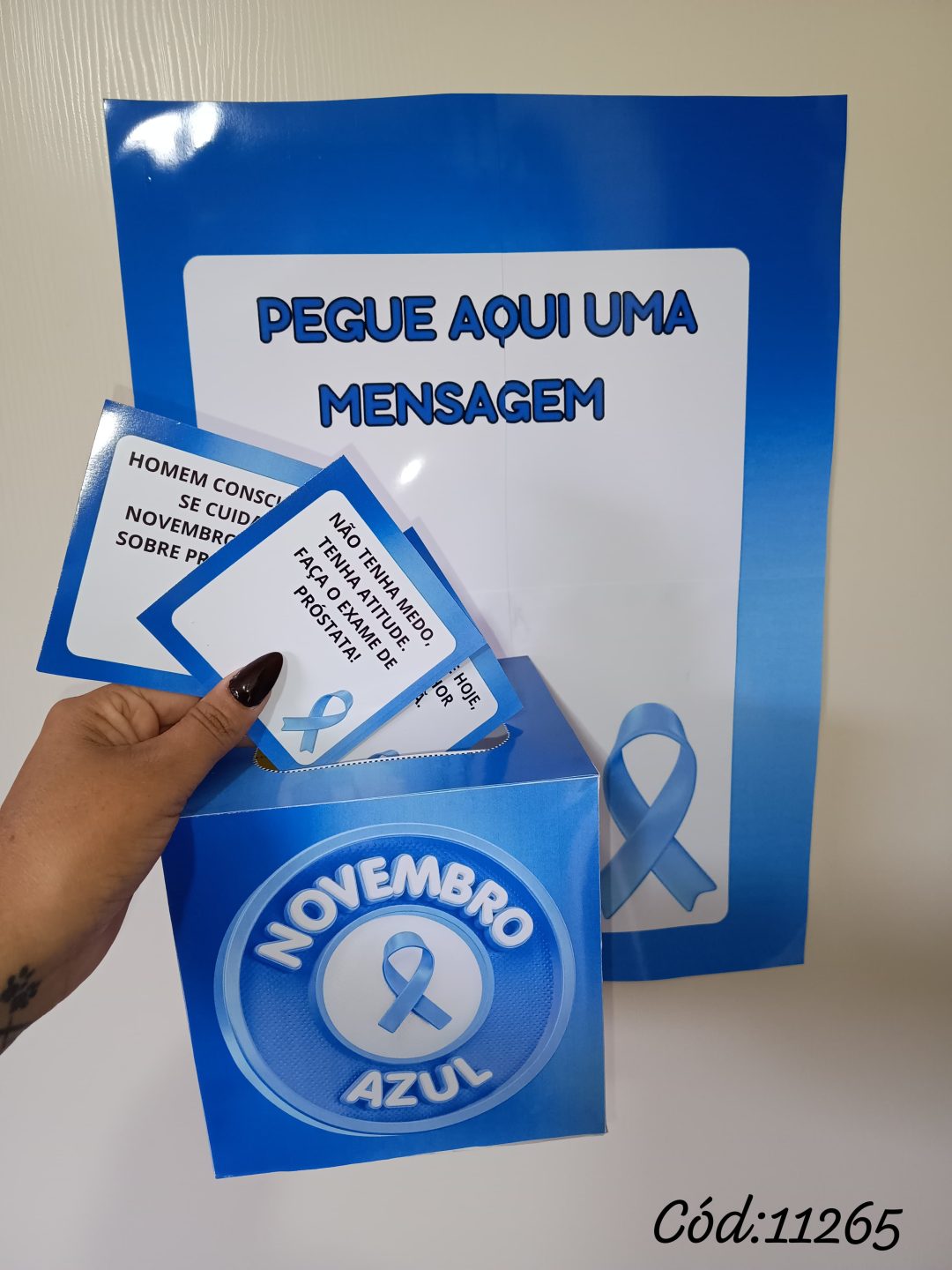 CAIXA: MENSAGENS NOVEMBRO AZUL 💙👨♂️