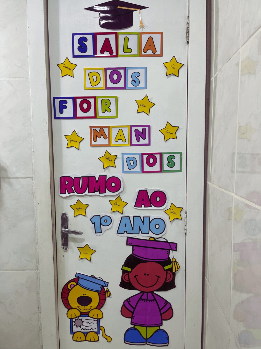 PAINEL DE PORTA / DECORAÇÃO  FORMATURA EDUCAÇÃO INFANTIL