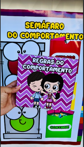 KIT SEMÁFORO  DO COMPORTAMENTO + CAIXA DOS COMBINADOS