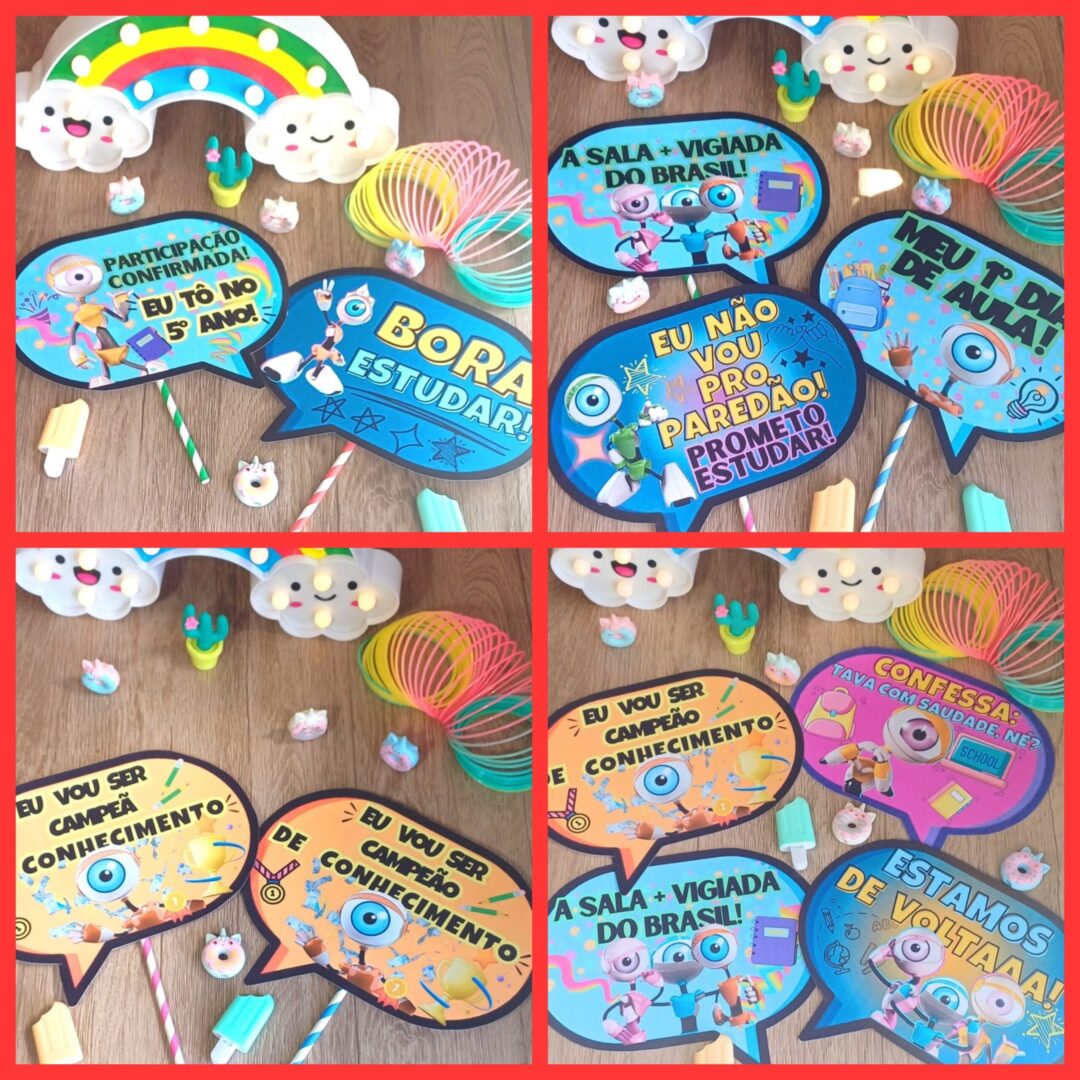 PLAQUINHA DE VOLTA ÀS AULAS: BBB