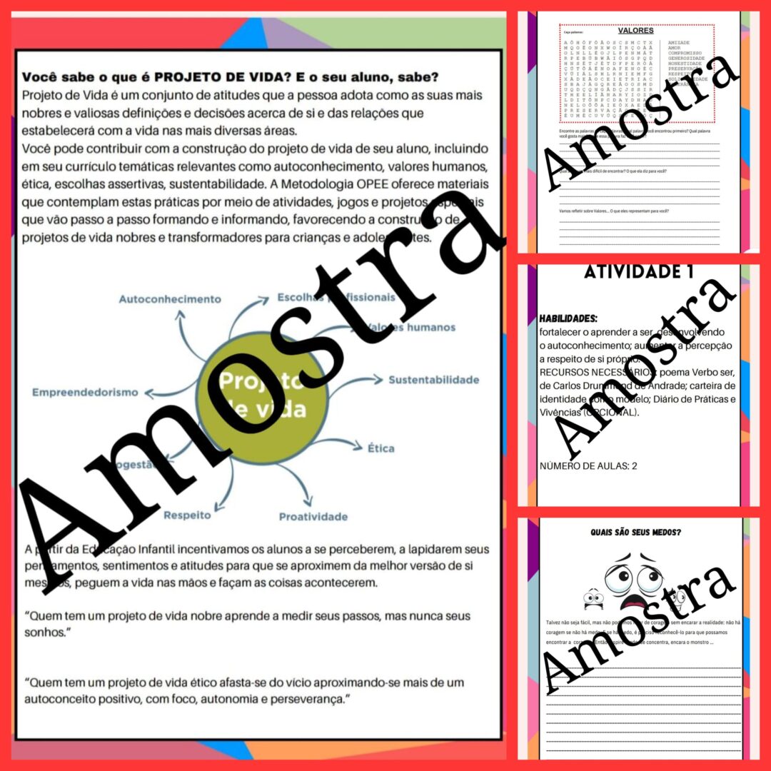 PROJETO DE VIDA - ANOS INICIAIS - Imagem 2