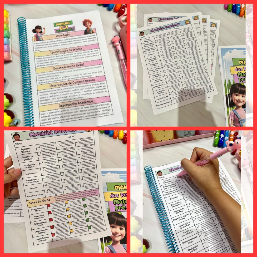MANUAL DOS RELATÓRIOS / RELATÓRIOS PARA MATERNAL  E PRÉ ESCOLA - Imagem 2