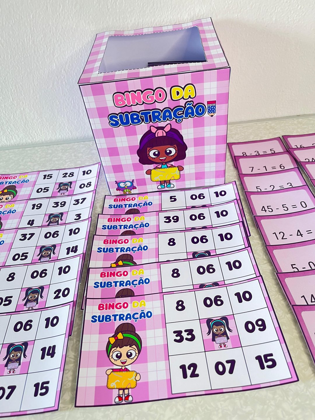 COMBO DE BINGOS MATEMÁTICOS - Imagem 2