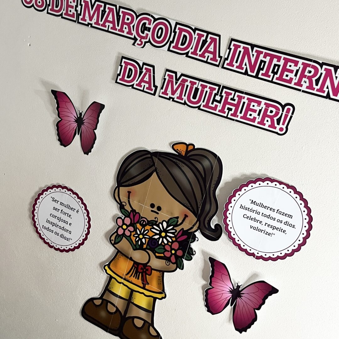 PAINEL  / DECORAÇÃO: DIA DA MULHER