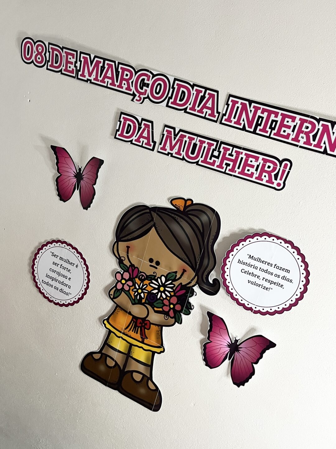 PAINEL  / DECORAÇÃO: DIA DA MULHER
