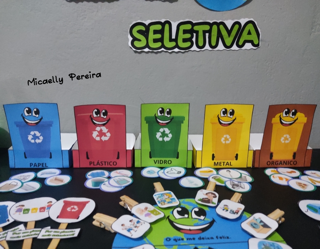 KIT MEIO AMBIENTE / COLETA SELETIVA /RECICLAGEM