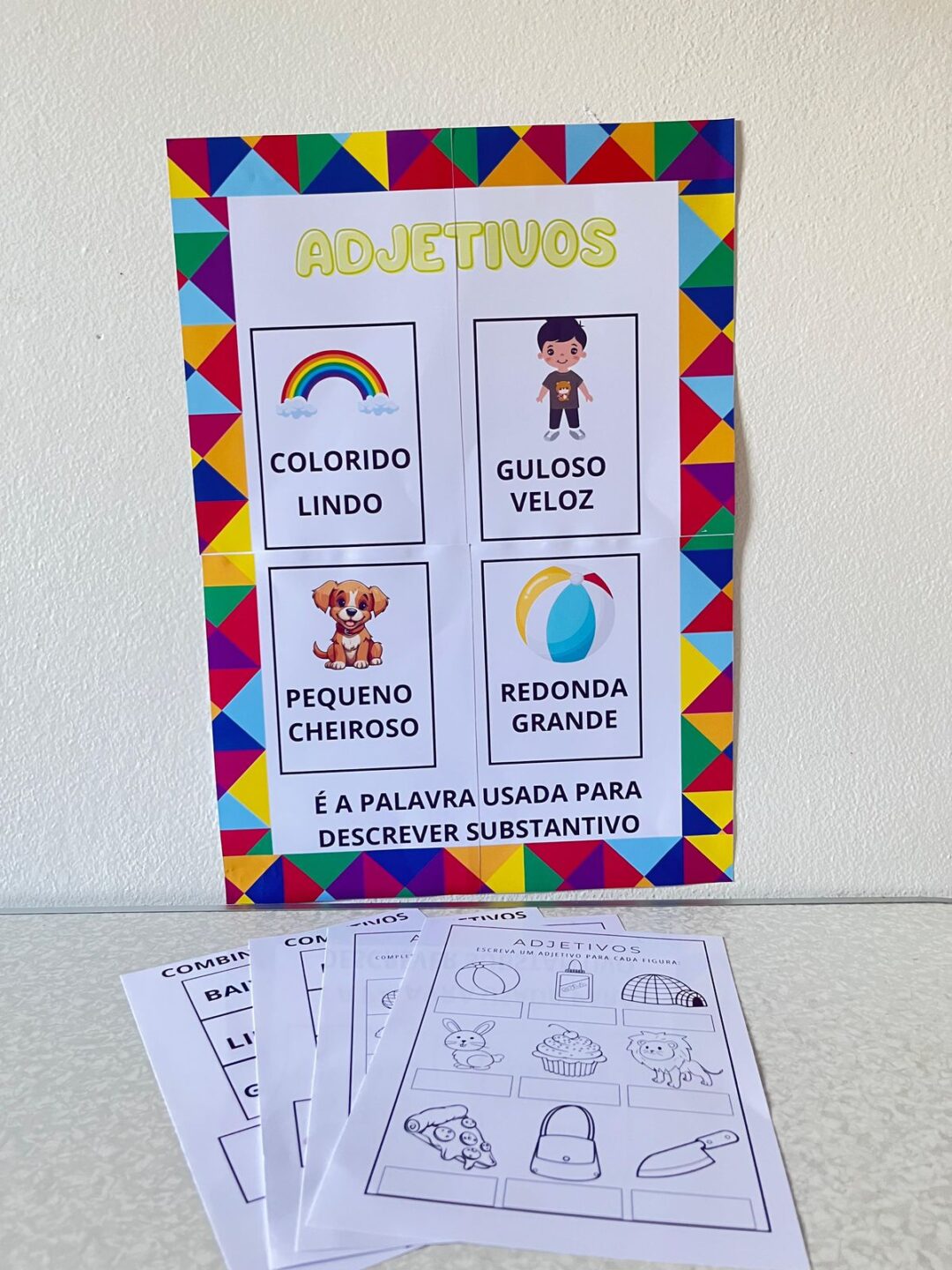 ADJETIVOS: PAINEL E ATIVIDADES
