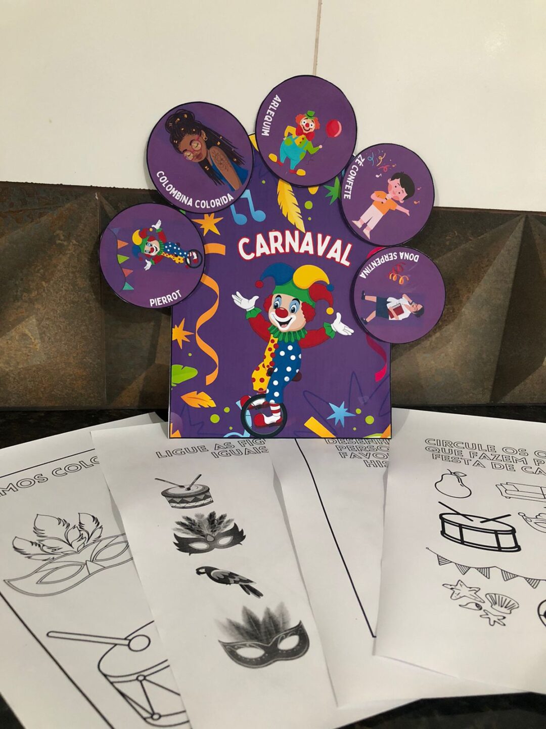 LUVA PEDAGÓGICA  / HISTÓRIA NA LUVA: CARNAVAL