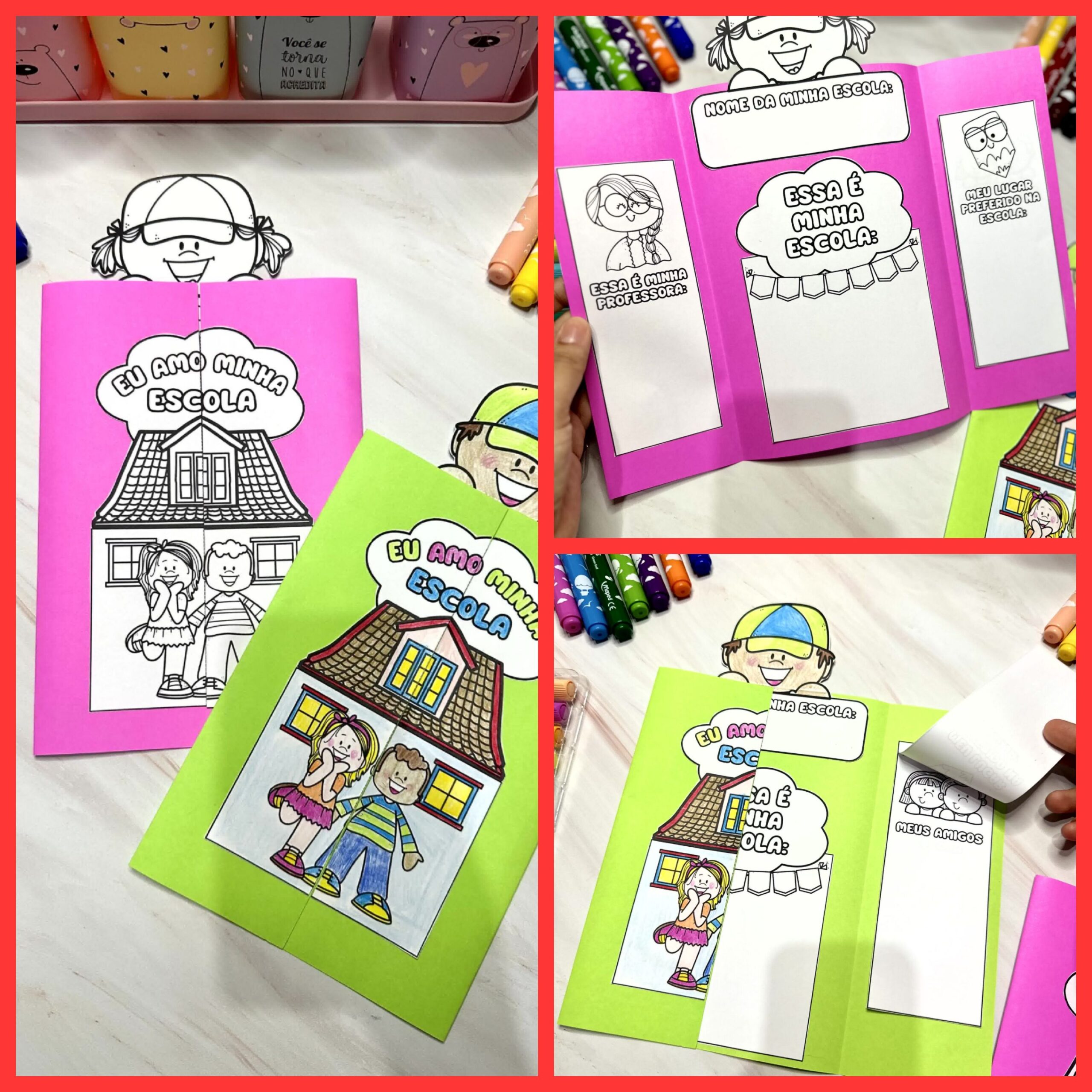 LAPBOOK: MINHA ESCOLA