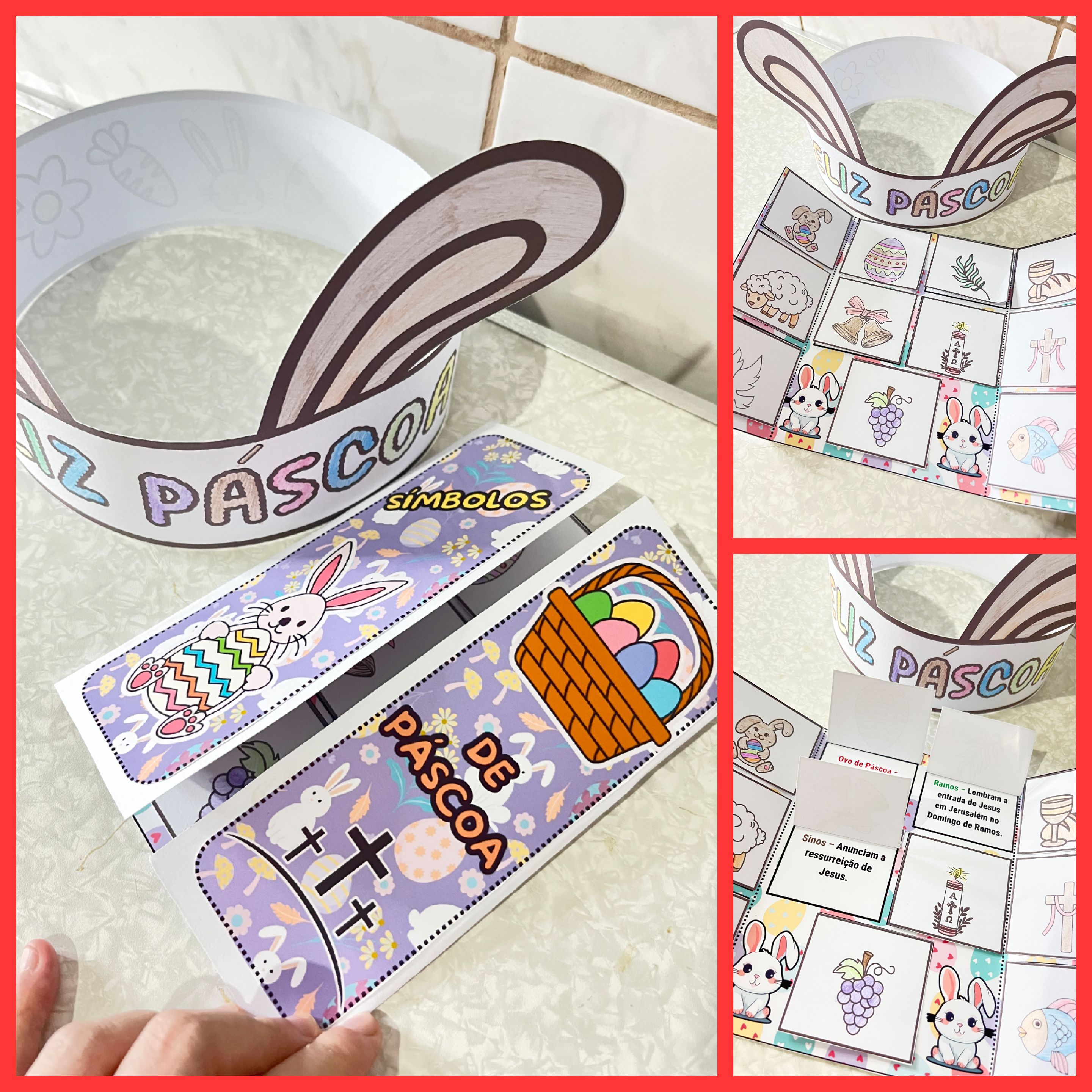LAPBOOK: SÍMBOLOS DA PÁSCOA CRISTÃ