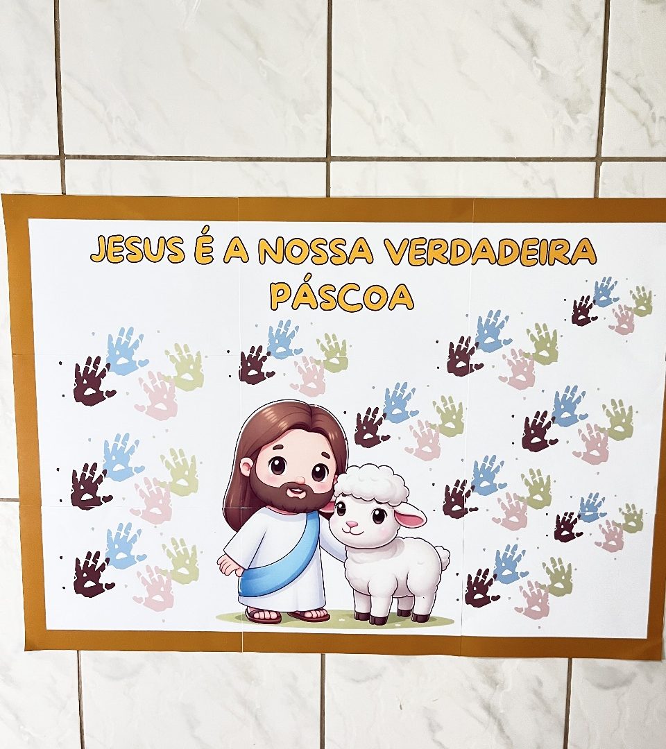 PAINEL COLABORATIVO  / DECORAÇÃO: PÁSCOA CRISTÃ