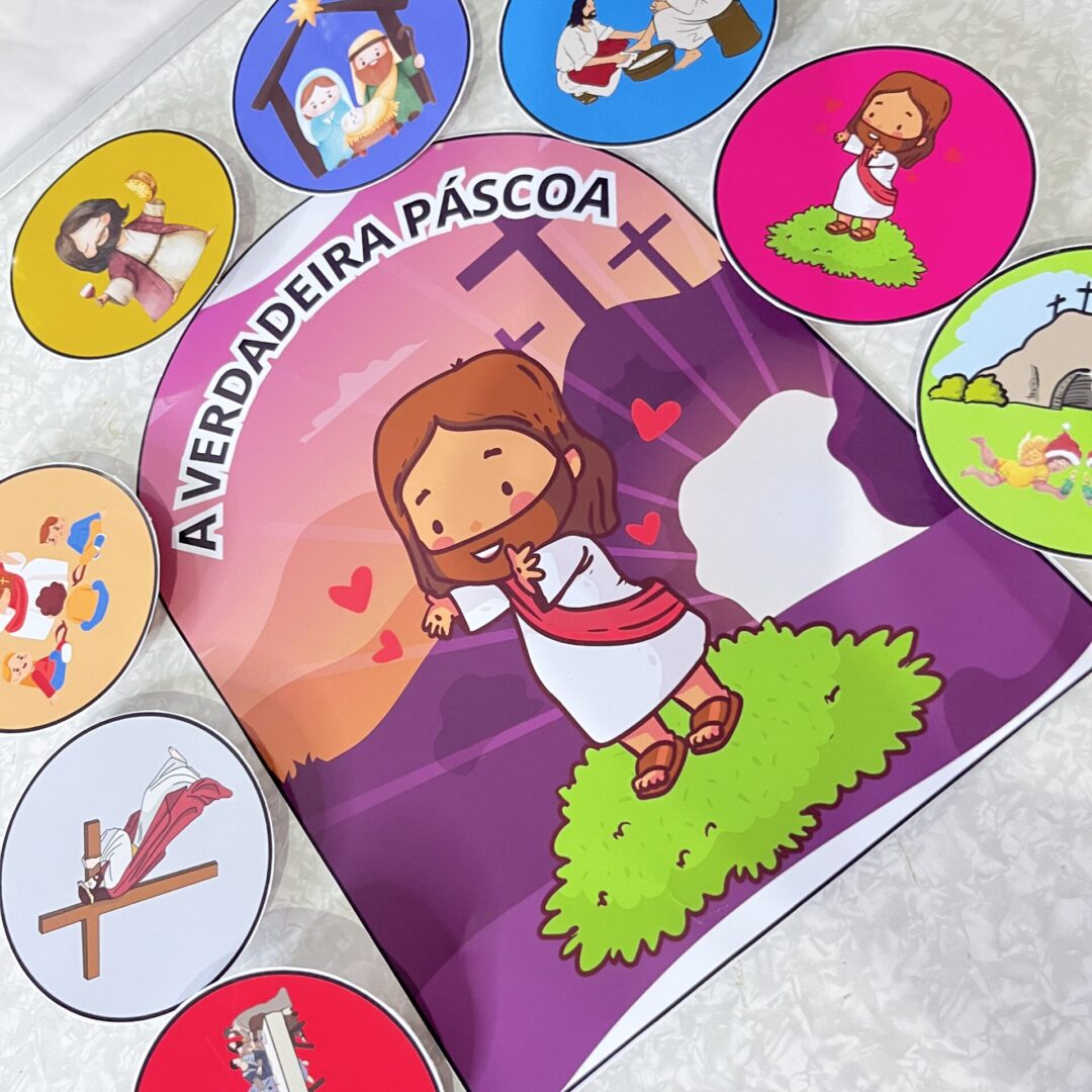 LUVA PEDAGÓGICA / HISTÓRIA NA LUVA: A VERDADEIRA PÁSCOA