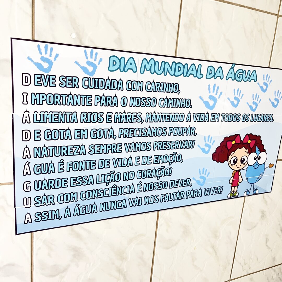 PAINEL / DECORAÇÃO: DIA DA ÁGUA