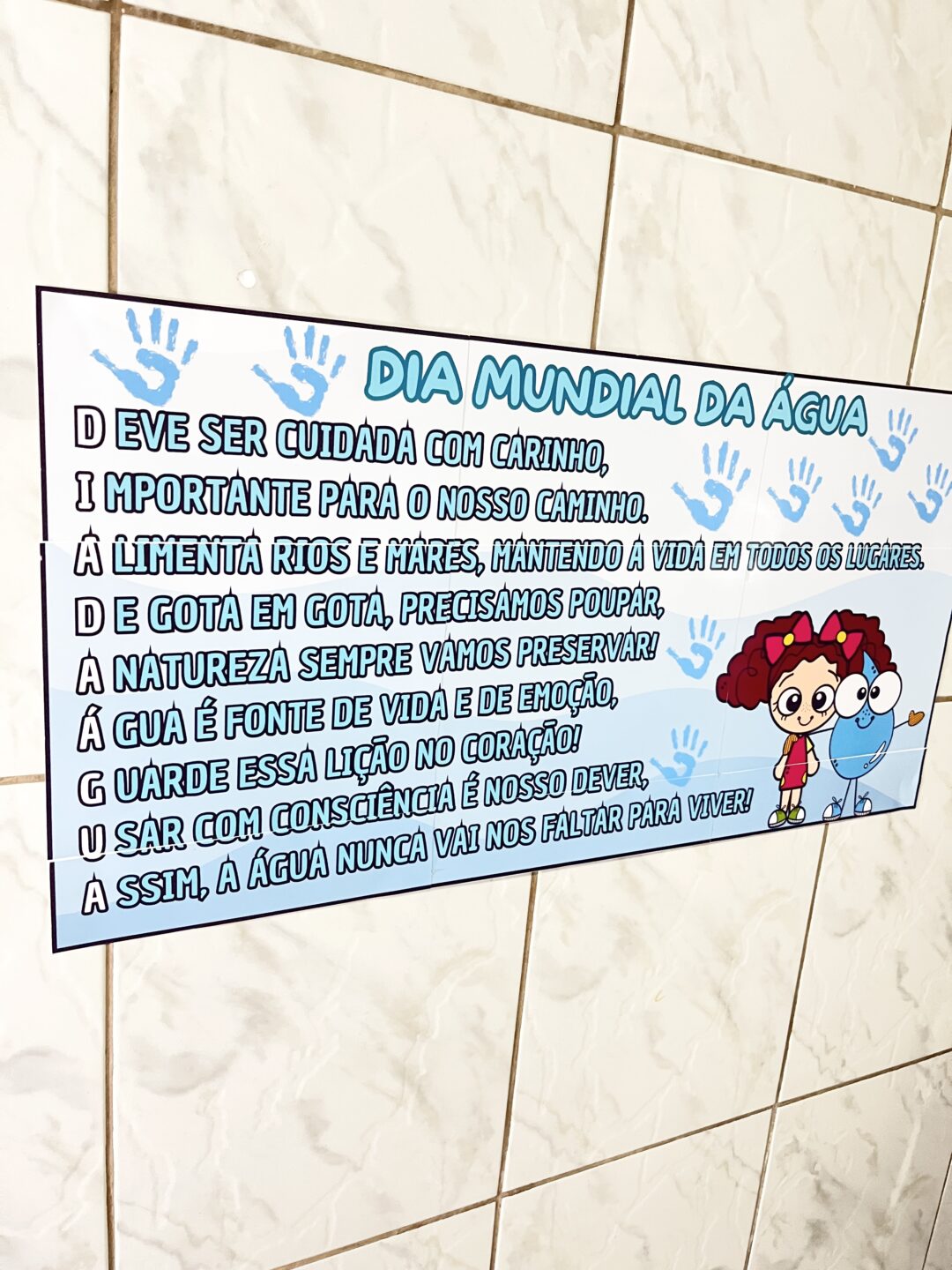 PAINEL / DECORAÇÃO: DIA DA ÁGUA