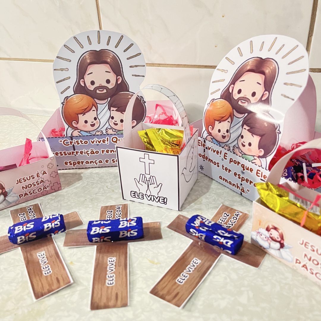 KIT LEMBRANCINHAS: PÁSCOA CRISTÃ