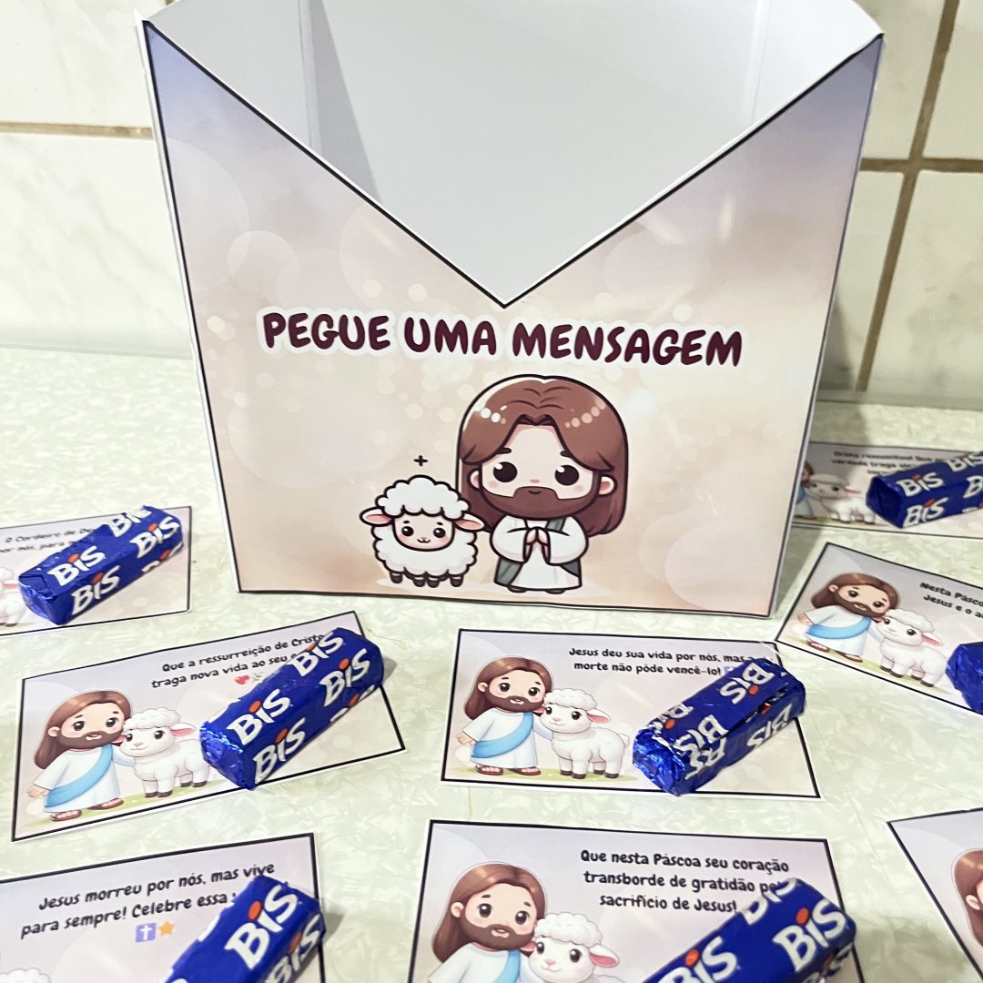 CAIXA PEDAGÓGICA / CAIXA DE PÁSCOA: MENSAGEM DE FÉ E ESPERANÇA