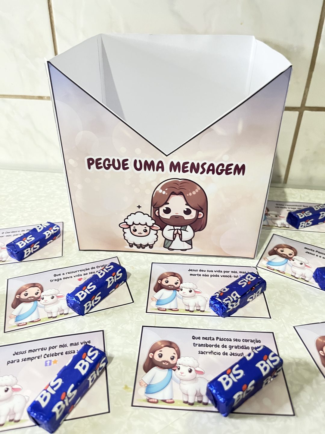 CAIXA PEDAGÓGICA / CAIXA DE PÁSCOA: MENSAGEM DE FÉ E ESPERANÇA