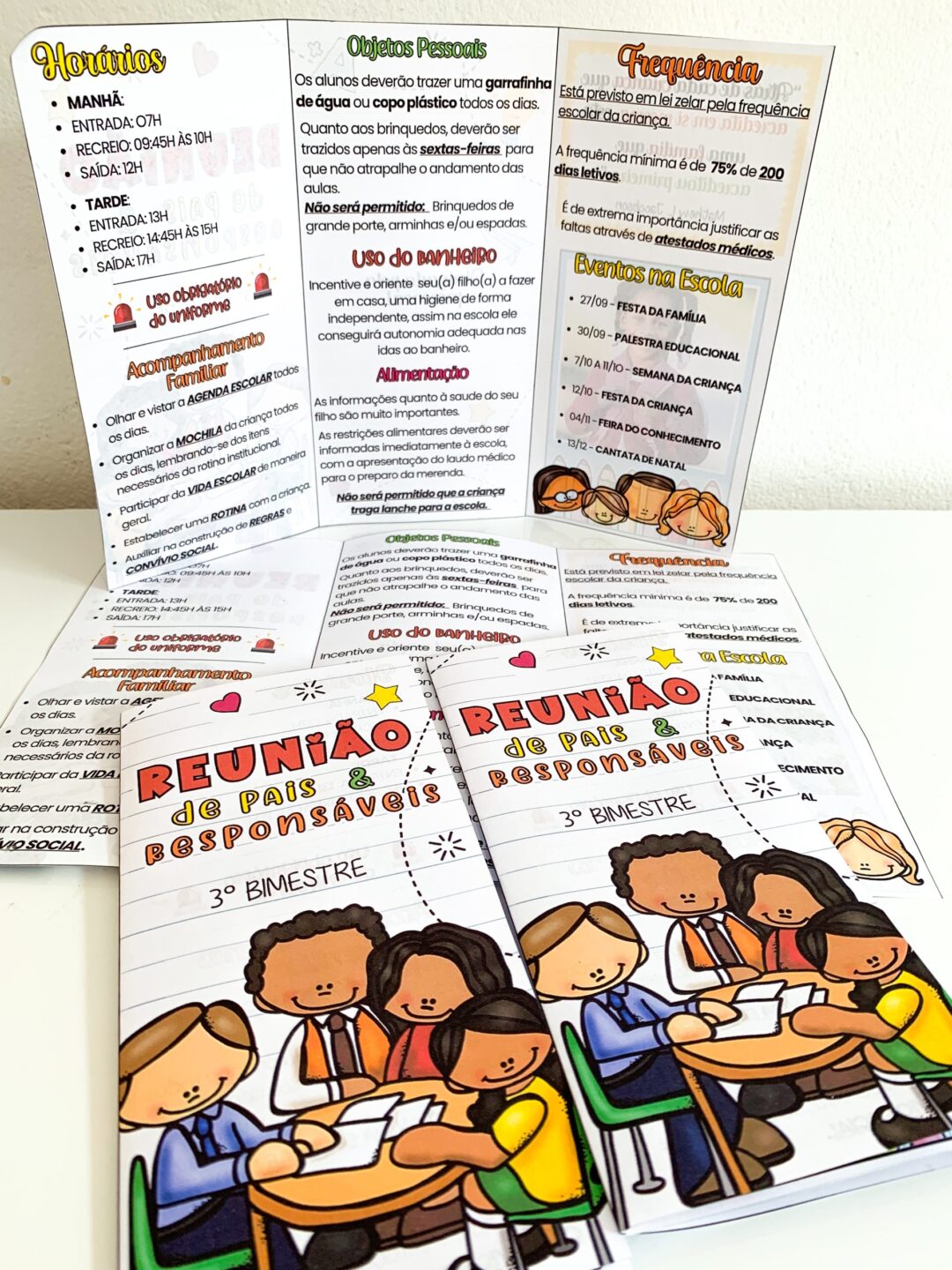 REUNIÃO DE PAIS: FOLDER EDITÁVEL - Imagem 2