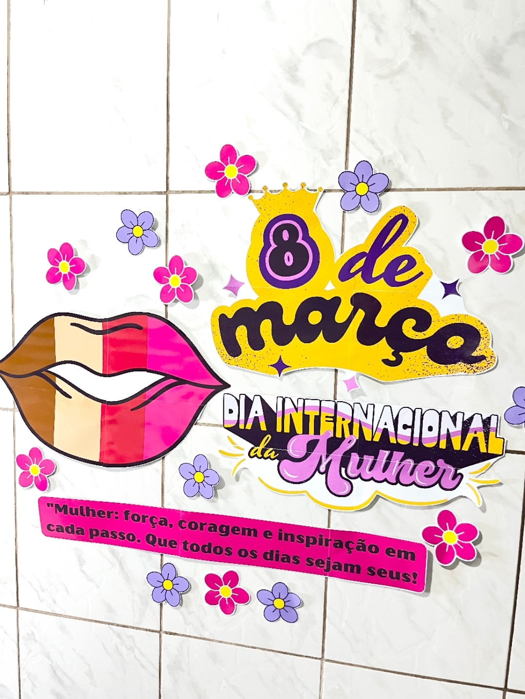 PAINEL / DECORAÇÃO: DIA DA MULHER