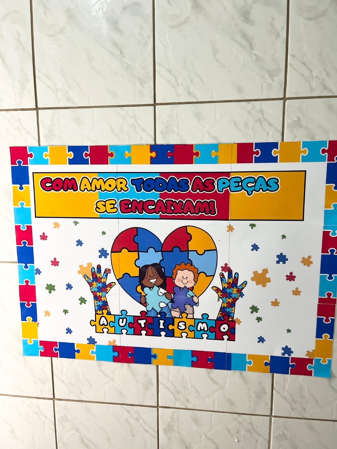 PAINEL / DECORAÇÃO: DIA DO AUTISMO
