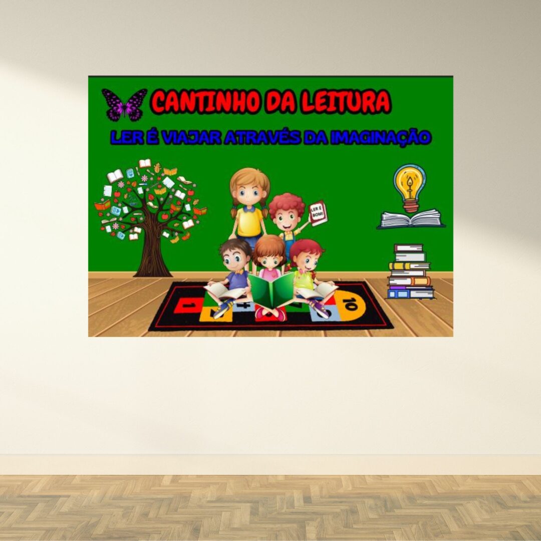 PAINEL / DECORAÇÃO: CANTINHO DA LEITURA