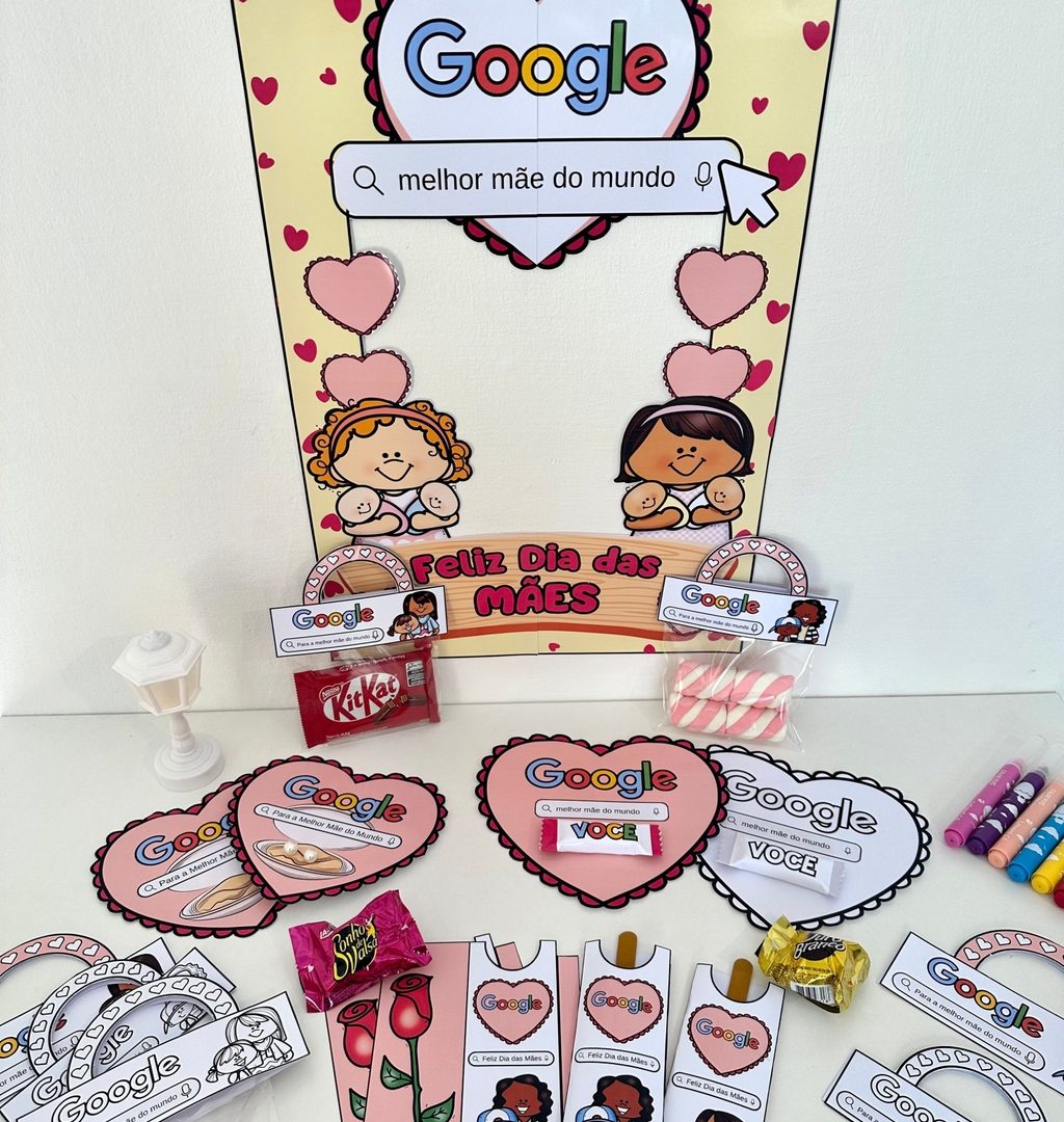 KIT DIA DAS MÃES: TEMA GOOGLE