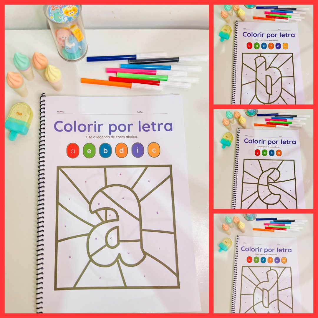 APOSTILA: COLORINDO O ALFABETO - Imagem 2