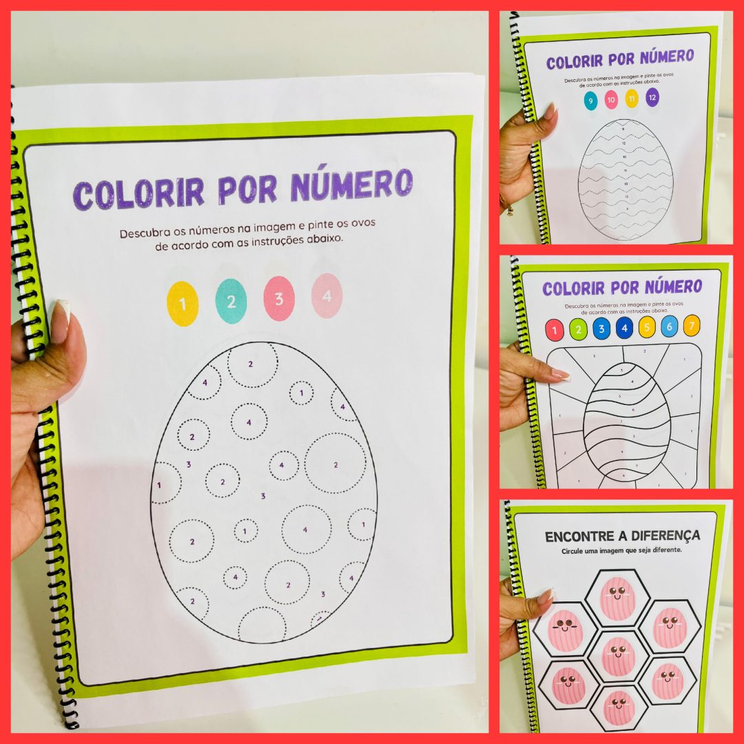 APOSTILA PARA COLORIR: PÁSCOA - Imagem 2