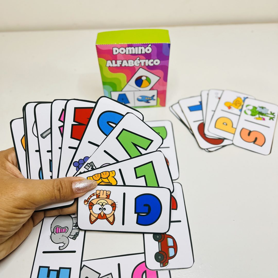DOMINO DO ALFABETO  / DOMINÓ ALFABÉTICO