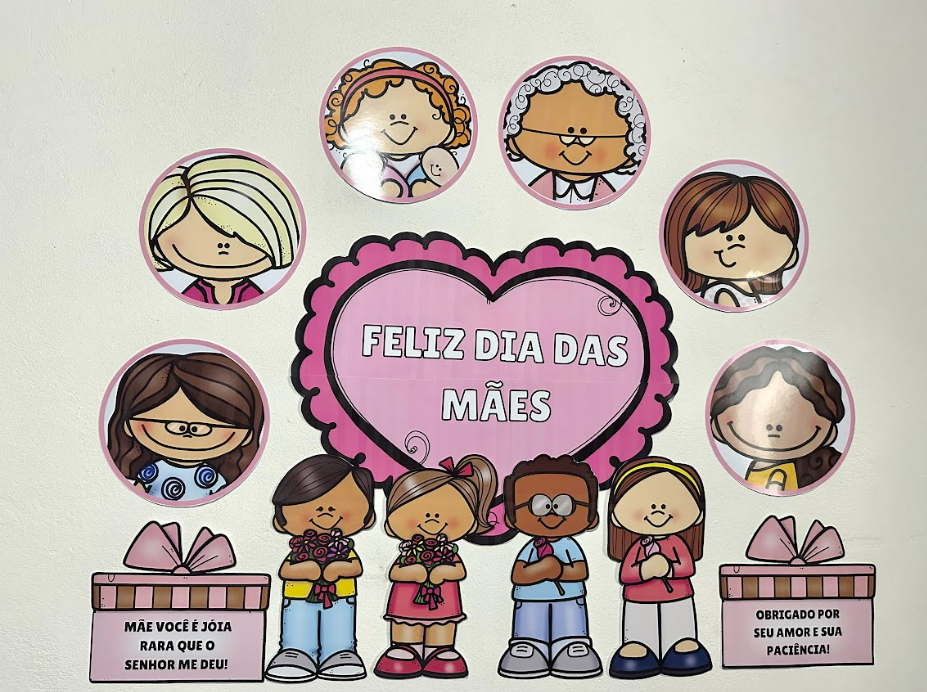 KIT DIA DAS MÃES - PAINEL AMPLIADO / DECORAÇÃO / LEMBRANCINHA