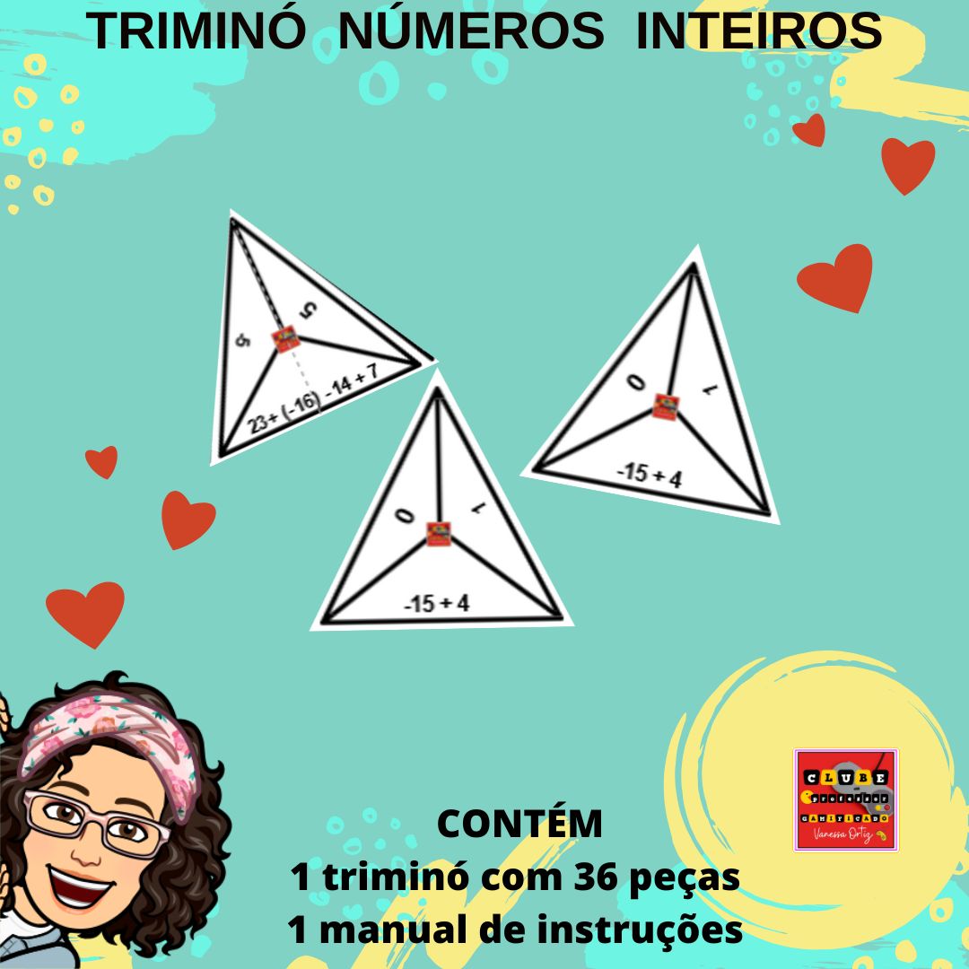 TRIMINÓ DOS NÚMEROS INTEIROS