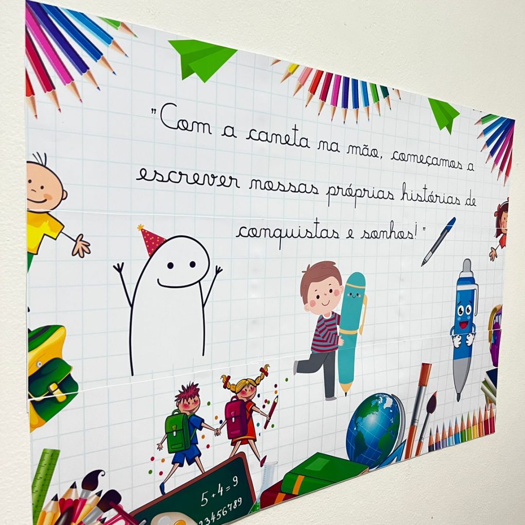 PAINEL / DECORAÇÃO: FESTA DA CANETA