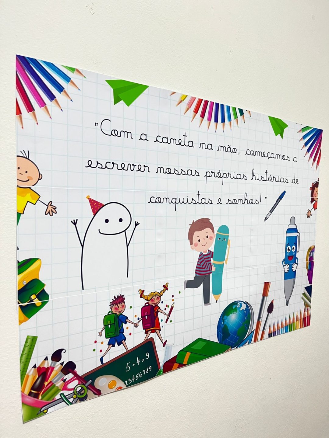 PAINEL / DECORAÇÃO: FESTA DA CANETA