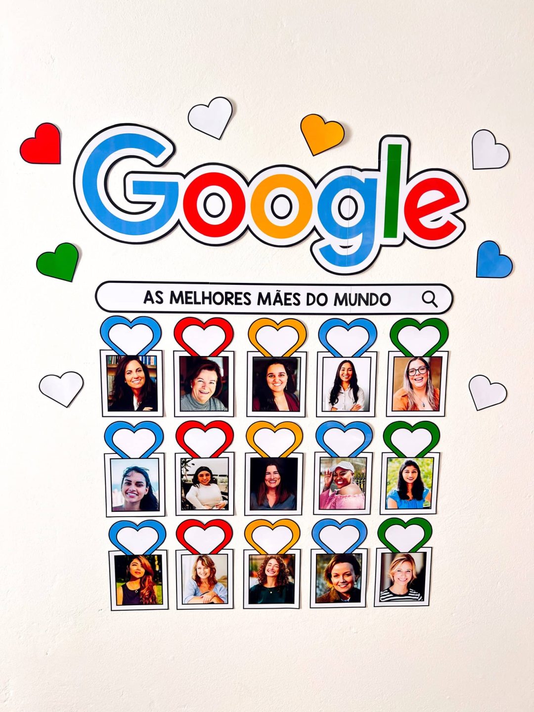 PAINEL / DECORAÇÃO: DIA DAS MÃES  - GOOGLE