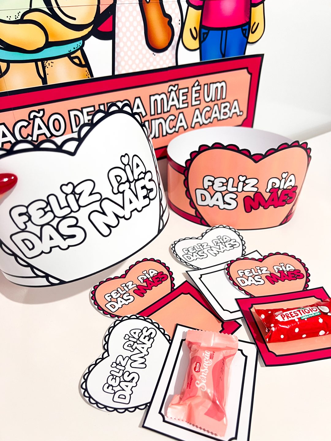 PAINEL / DECORAÇÃO  + LEMBRANCINHA: DIA DAS MÃES - Imagem 3