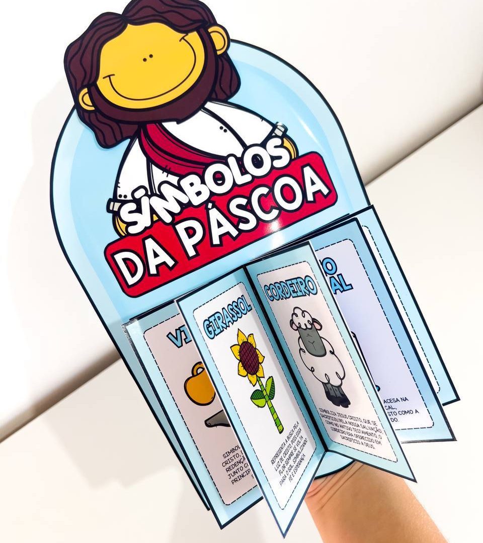 LUVA LIVRO: SÍMBOLOS DA PÁSCOA