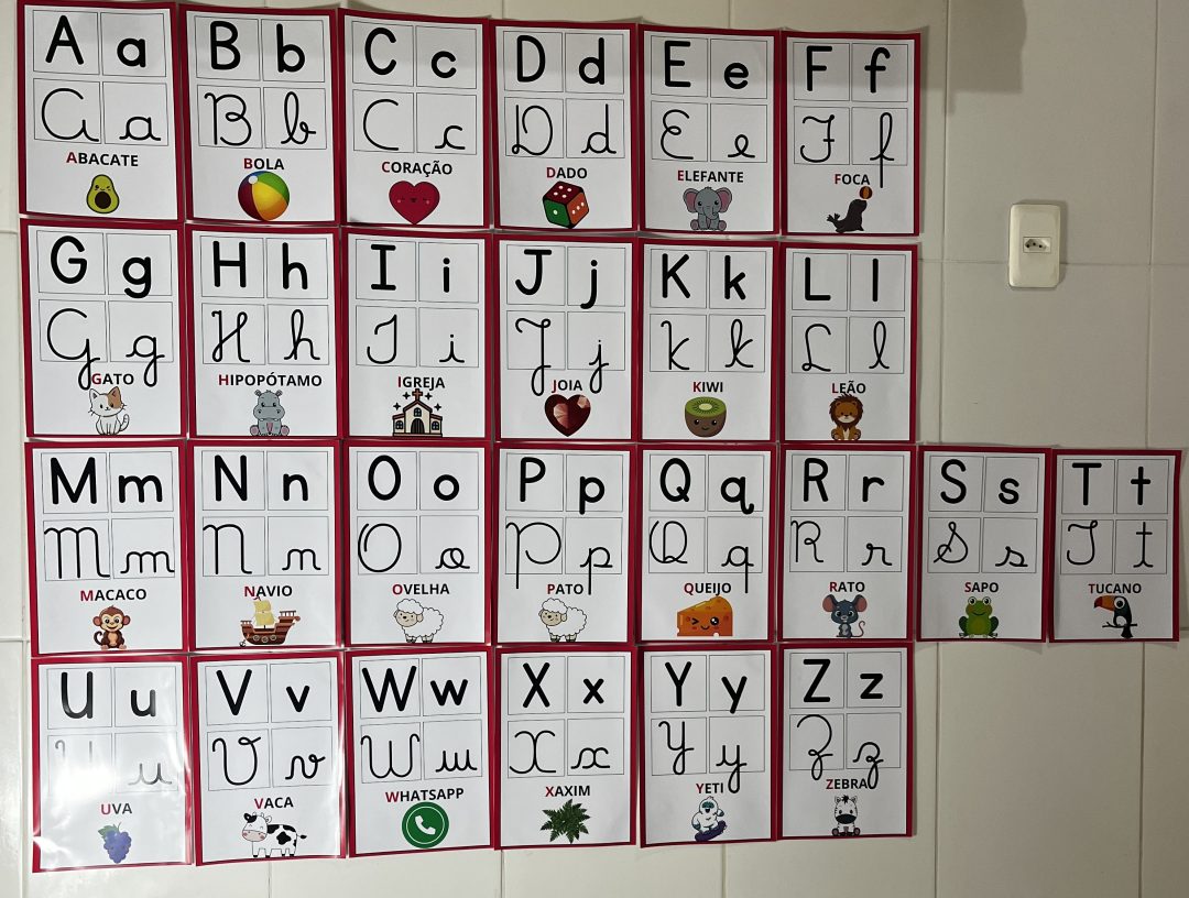 ALFABETO DE PAREDE: 4 TIPOS DE LETRAS