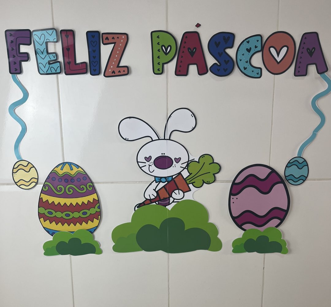 PAINEL  / DECORAÇÃO: FELIZ PÁSCOA
