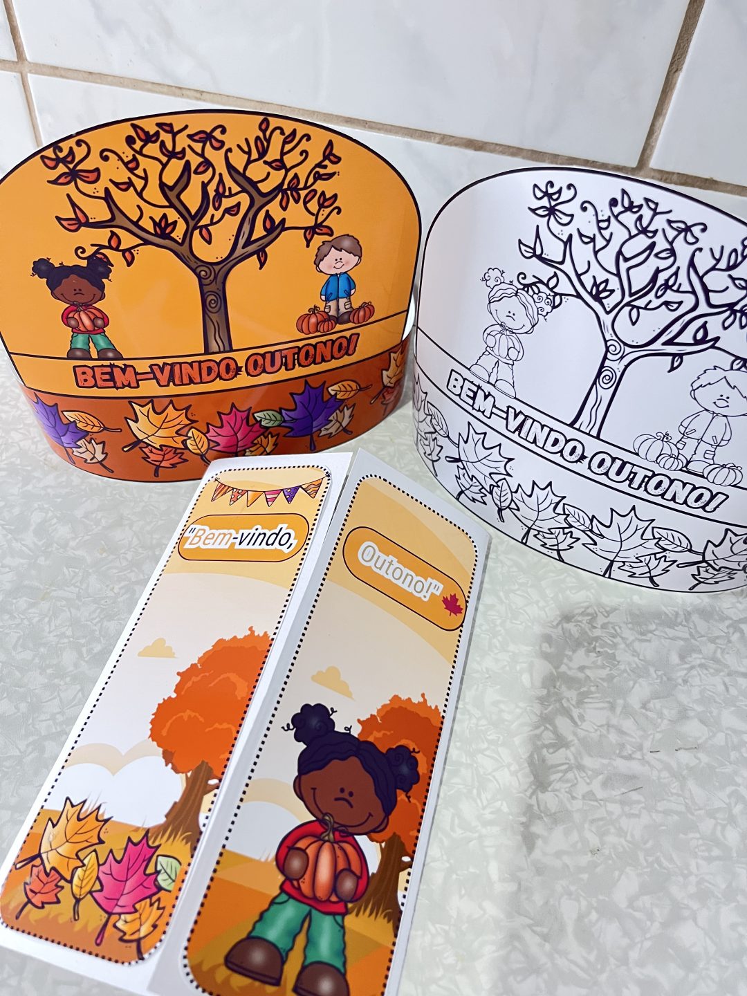 KIT FLIPBOOK E COROA: OUTONO