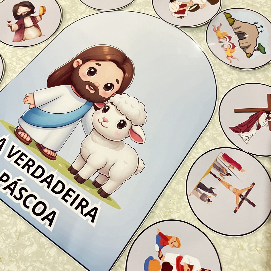 LUVA PEDAGÓGICA: A VERDADEIRA HISTÓRIA DA PÁSCOA  - PÁSCOA CRISTÃ