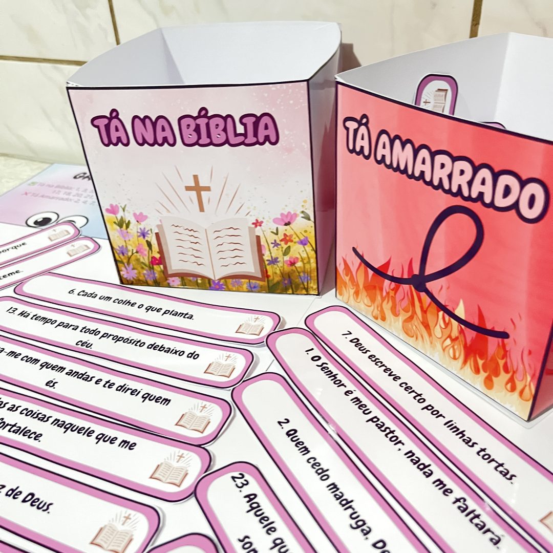 JOGO BÍBLICO: TÁ NA BÍBLIA OU TÁ AMARRADO!