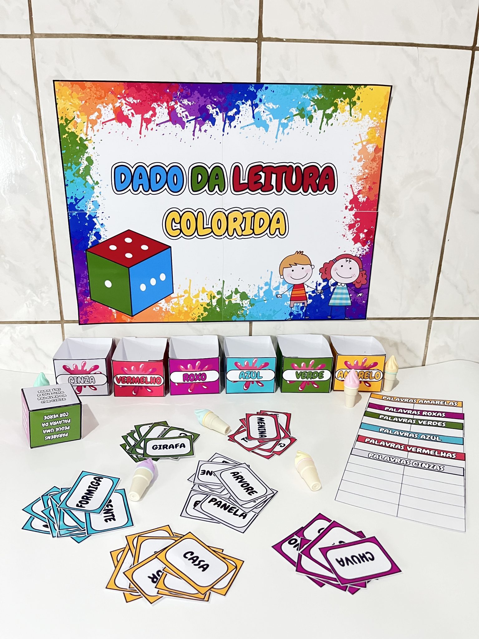 DADO DA LEITURA COLORIDA: APRENDER A LER NUNCA FOI TÃO DIVERTIDO ...