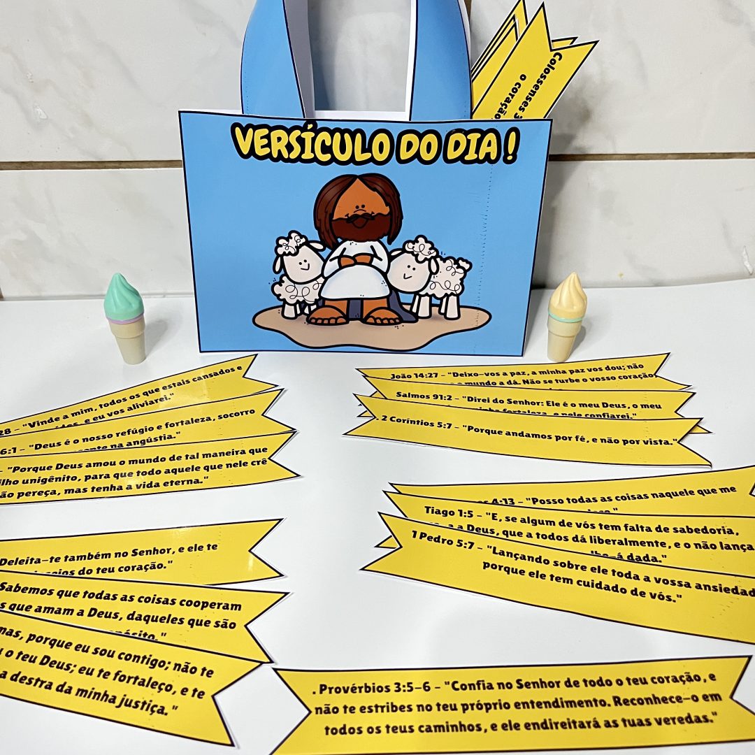 SACOLA VERSÍCULO DO DIA – ALIMENTE SUA FÉ DIARIAMENTE!